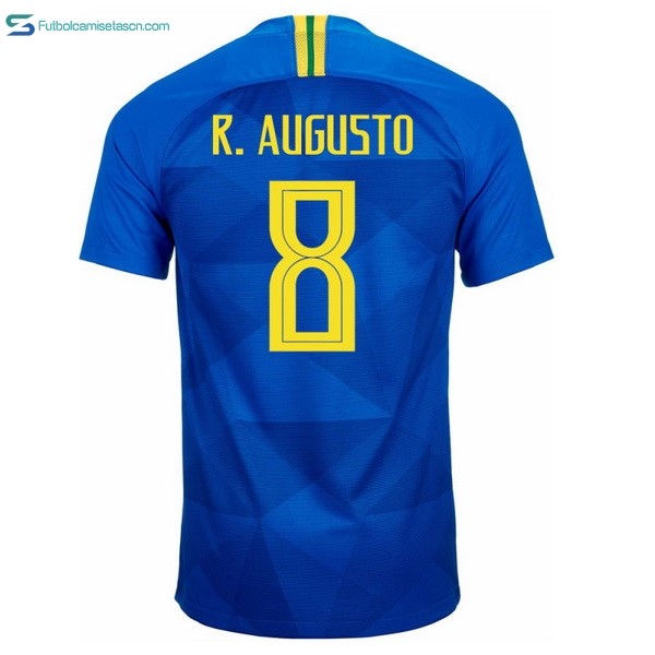 Camiseta Brasil 2ª R.Augusto 2018 Azul